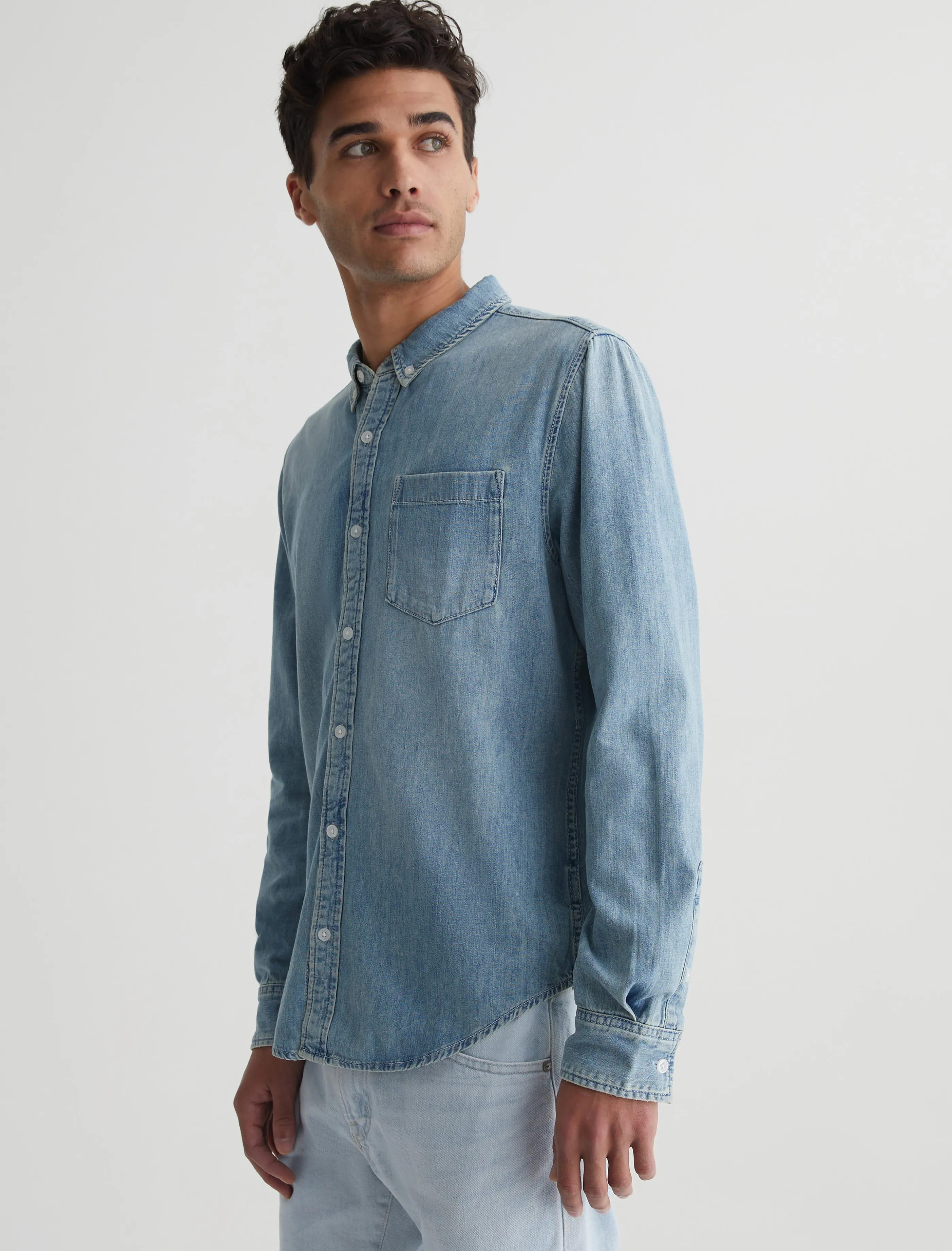 AG Jeans Aiden Classic Shirt Caveat Clearance