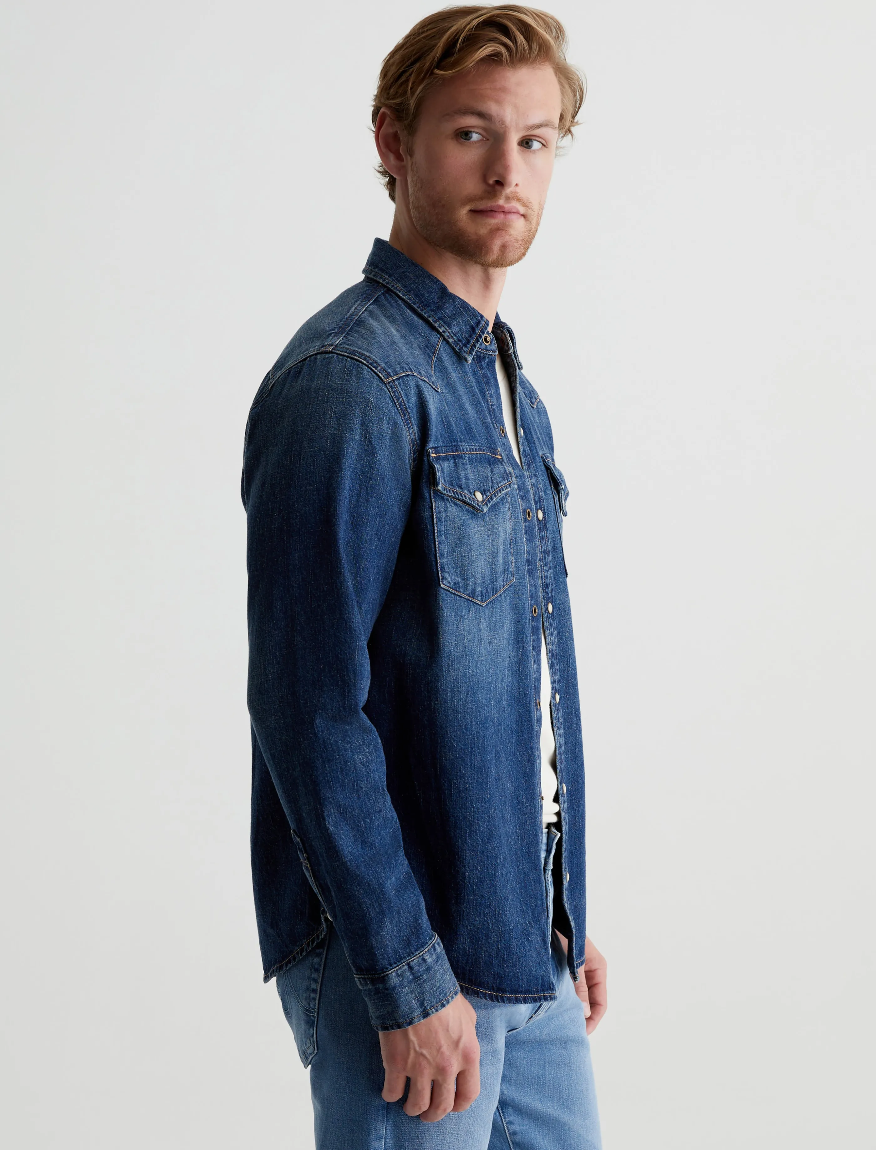 AG Jeans Aiden Western Shirt Exhibition Cheap