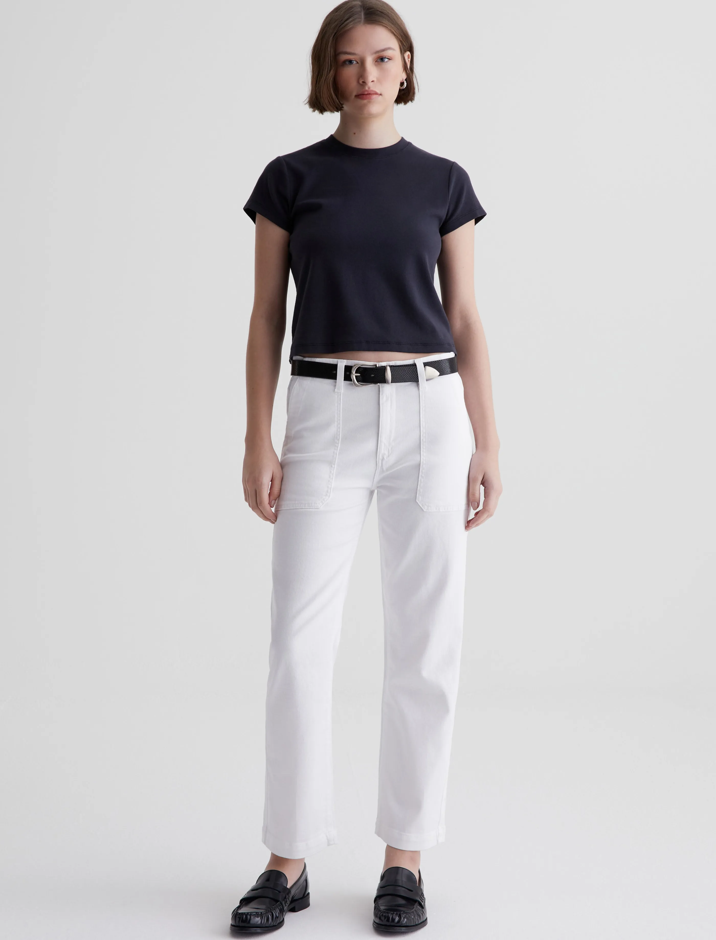 AG Jeans Analeigh Cloud White Online