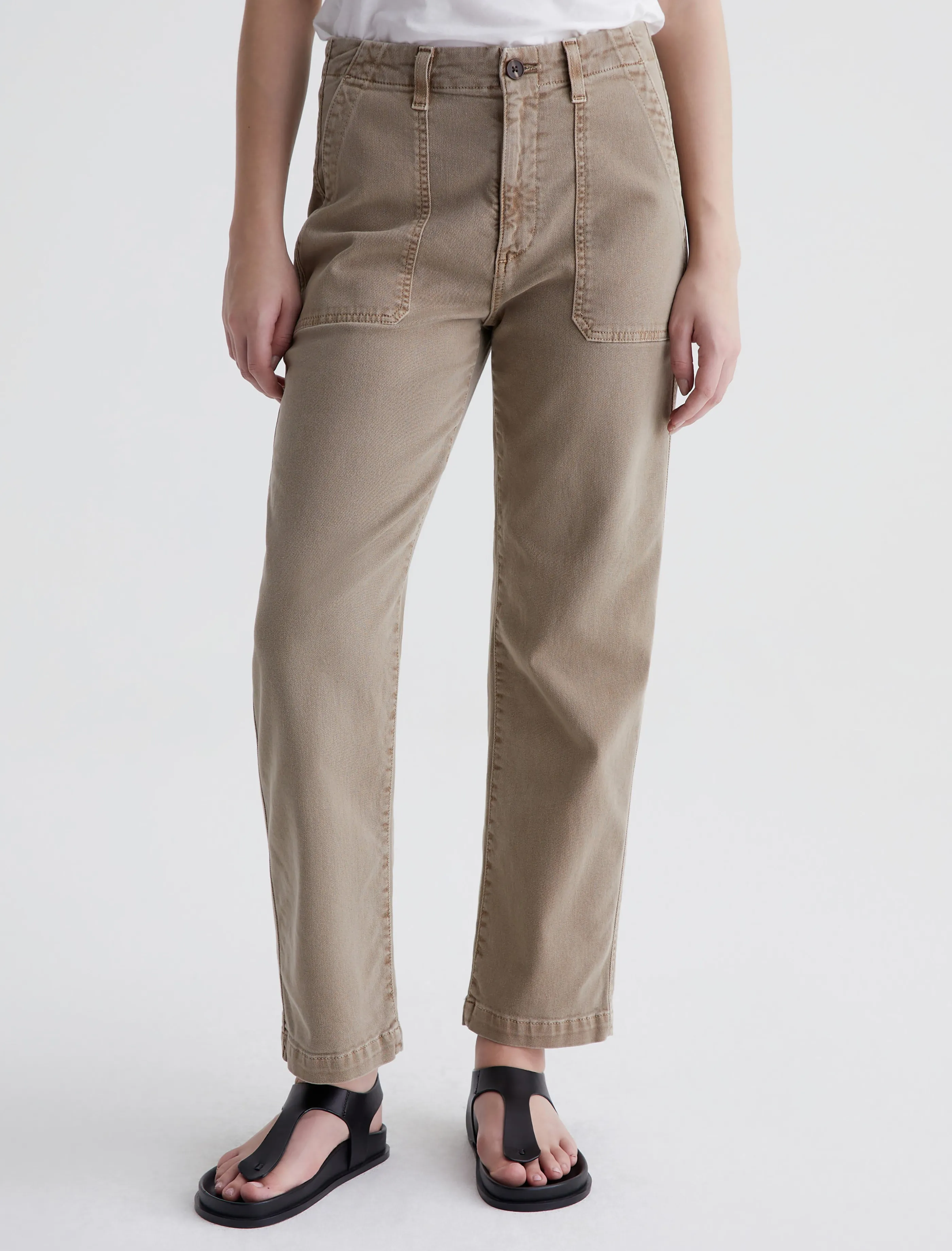 AG Jeans Analeigh Sulfur Desert Taupe Cheap