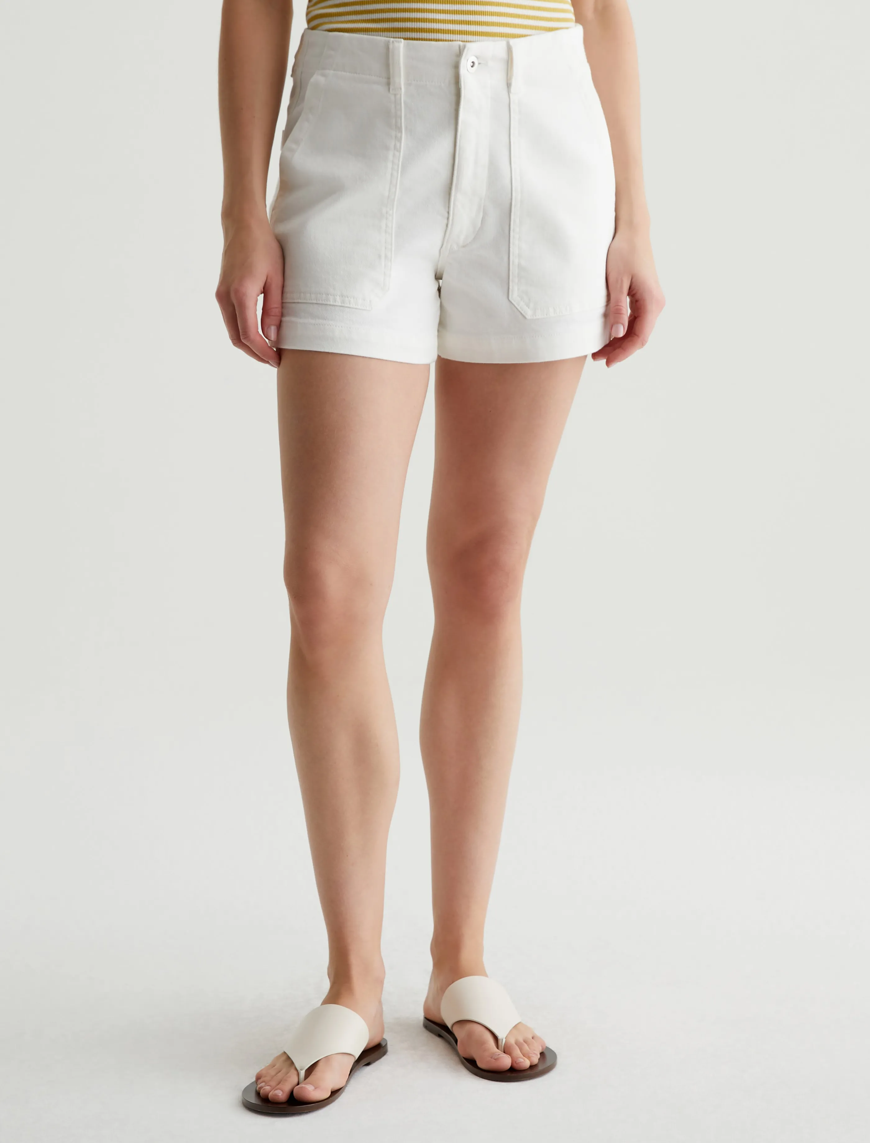 AG Jeans Analeigh Short Powder Cheap