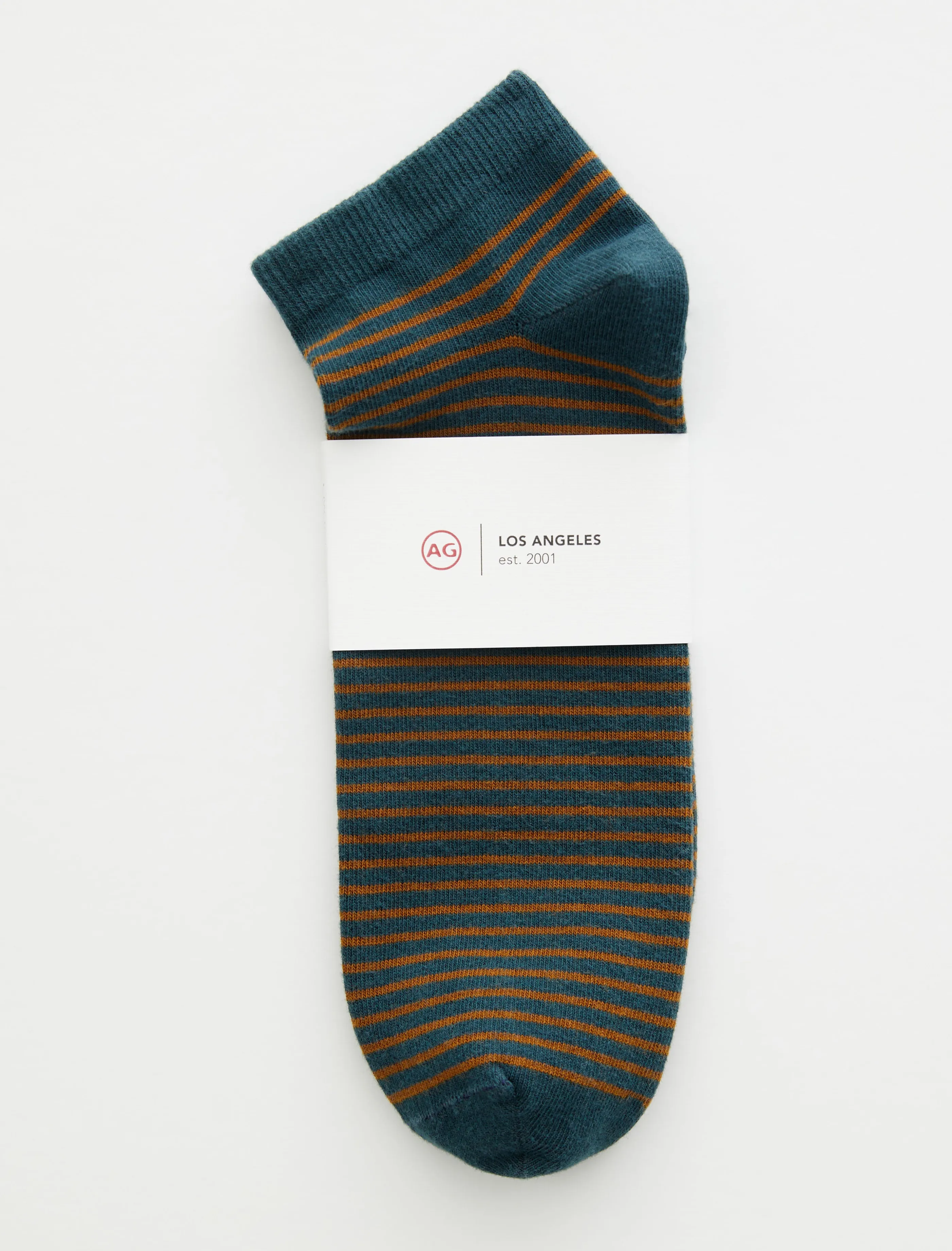 AG Jeans Ankle Sock 1 stripe gold green multi Shop