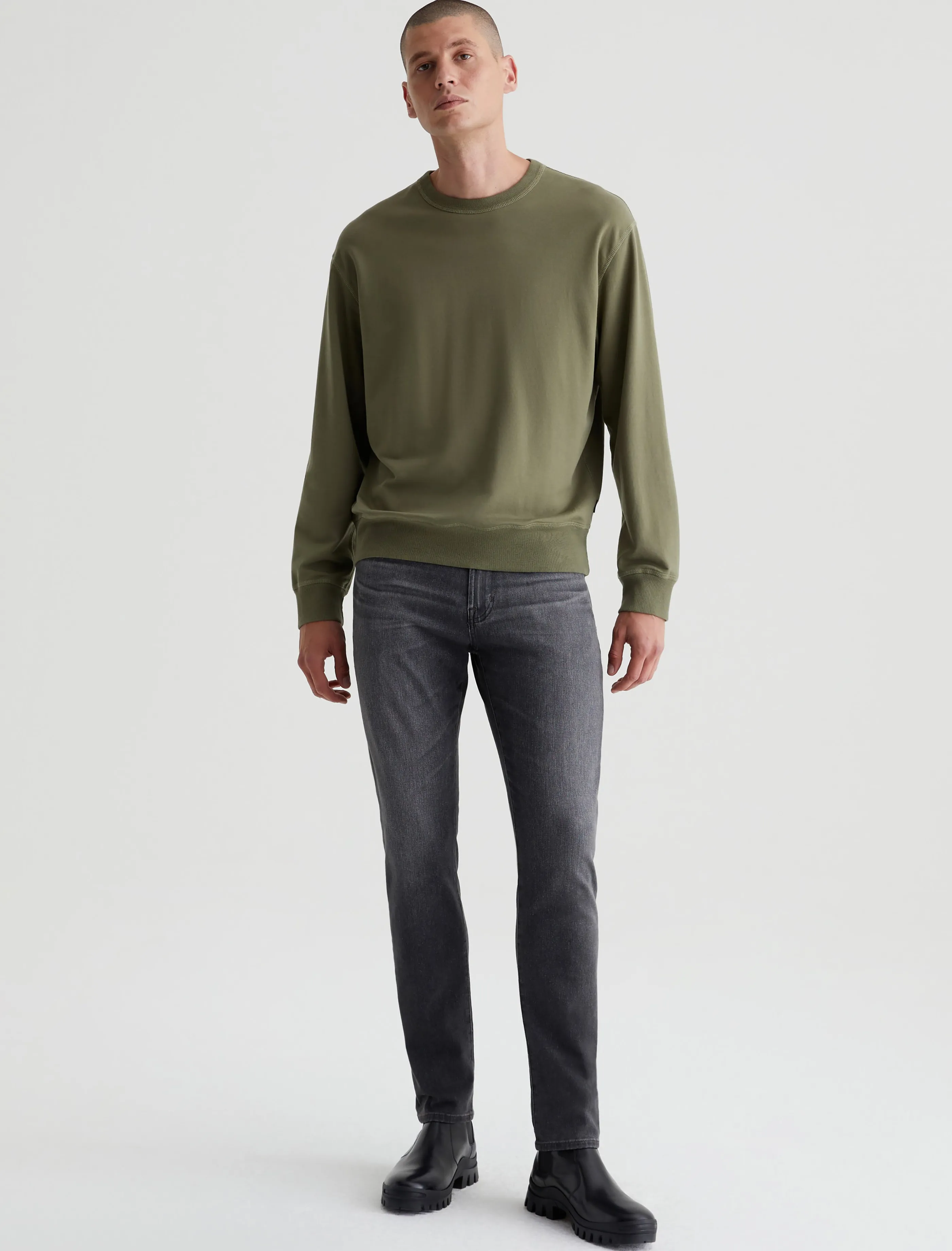 AG Jeans Arc Crew Serene Sage Outlet