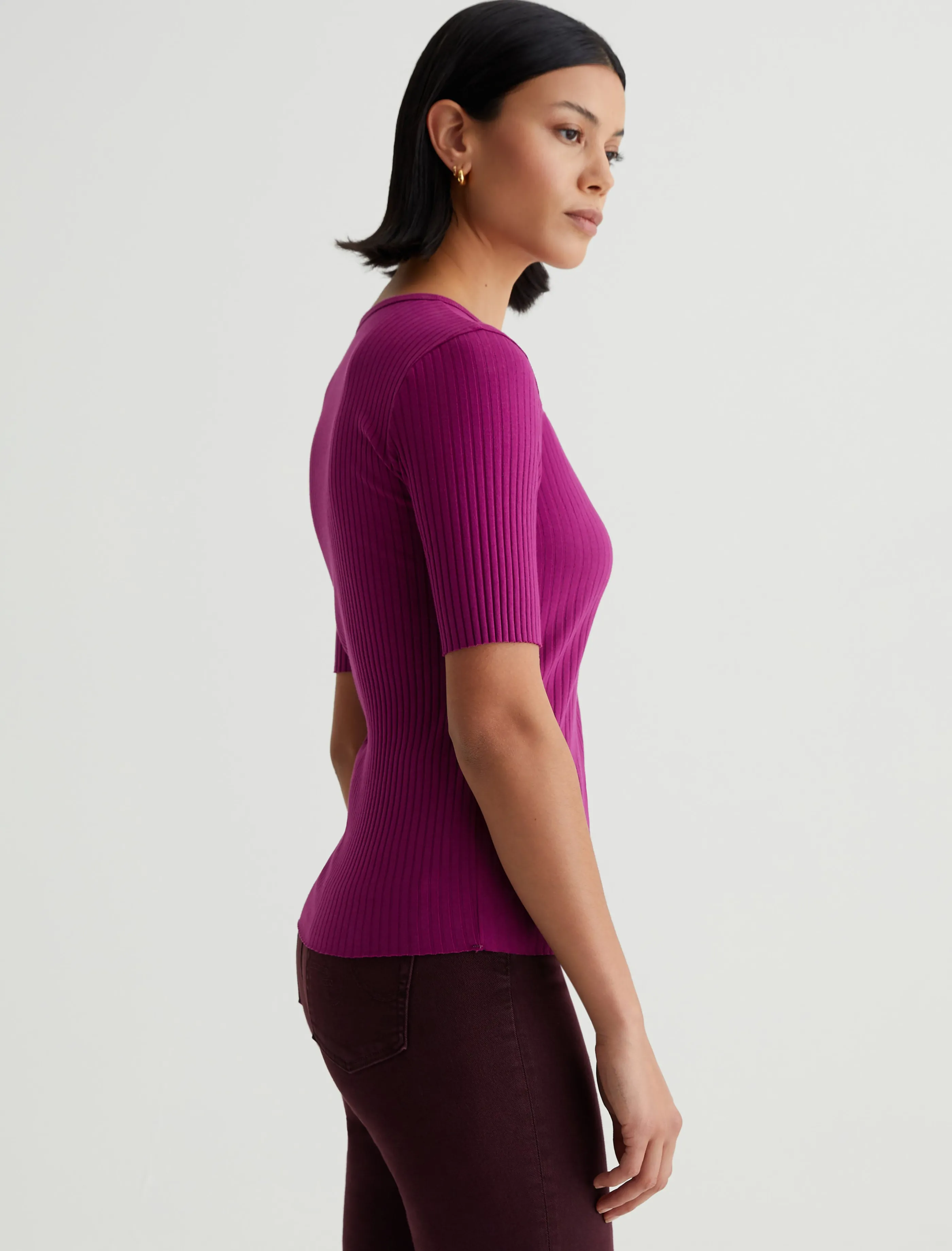 AG Jeans Astley Top Twilight Magenta Online