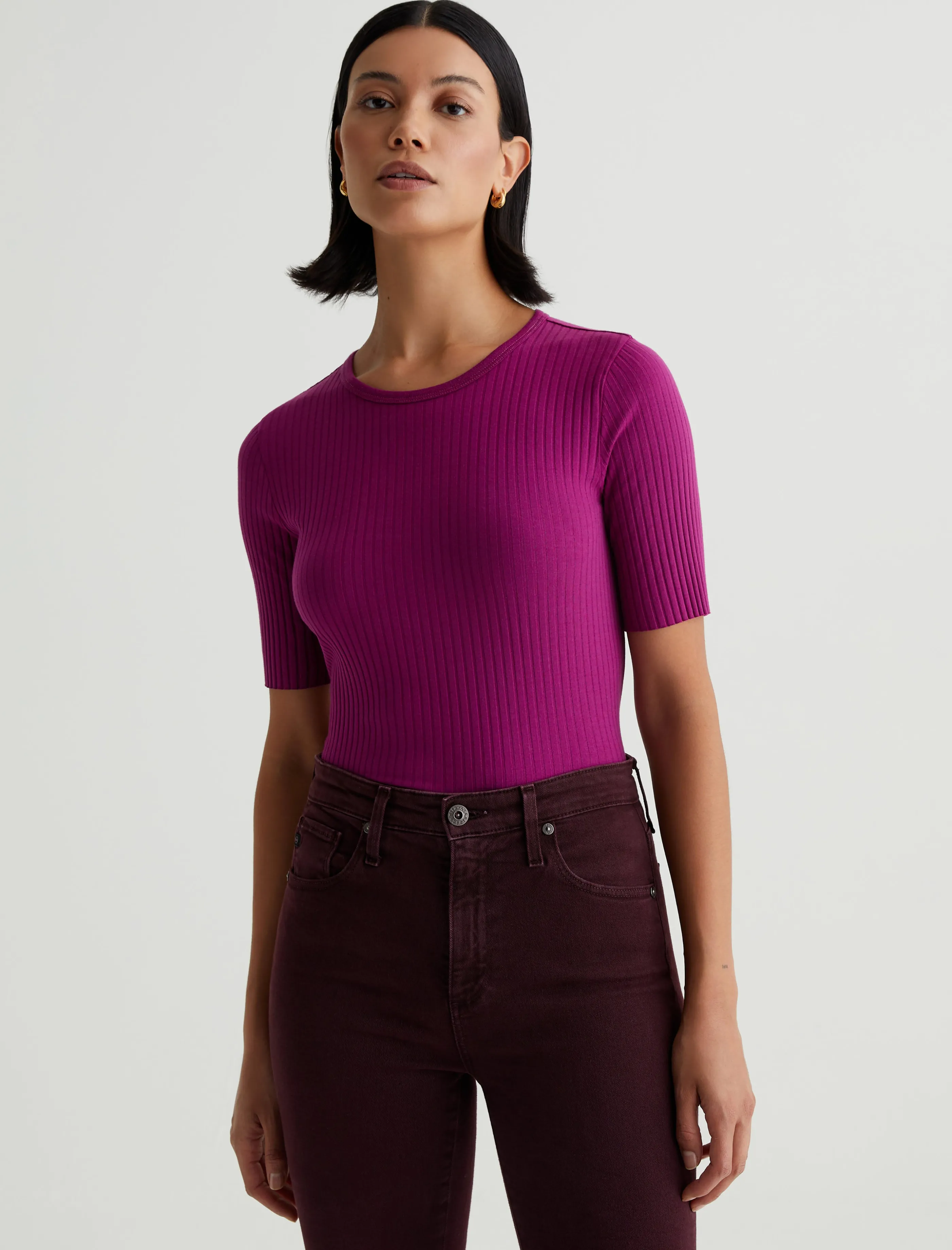 AG Jeans Astley Top Twilight Magenta Online