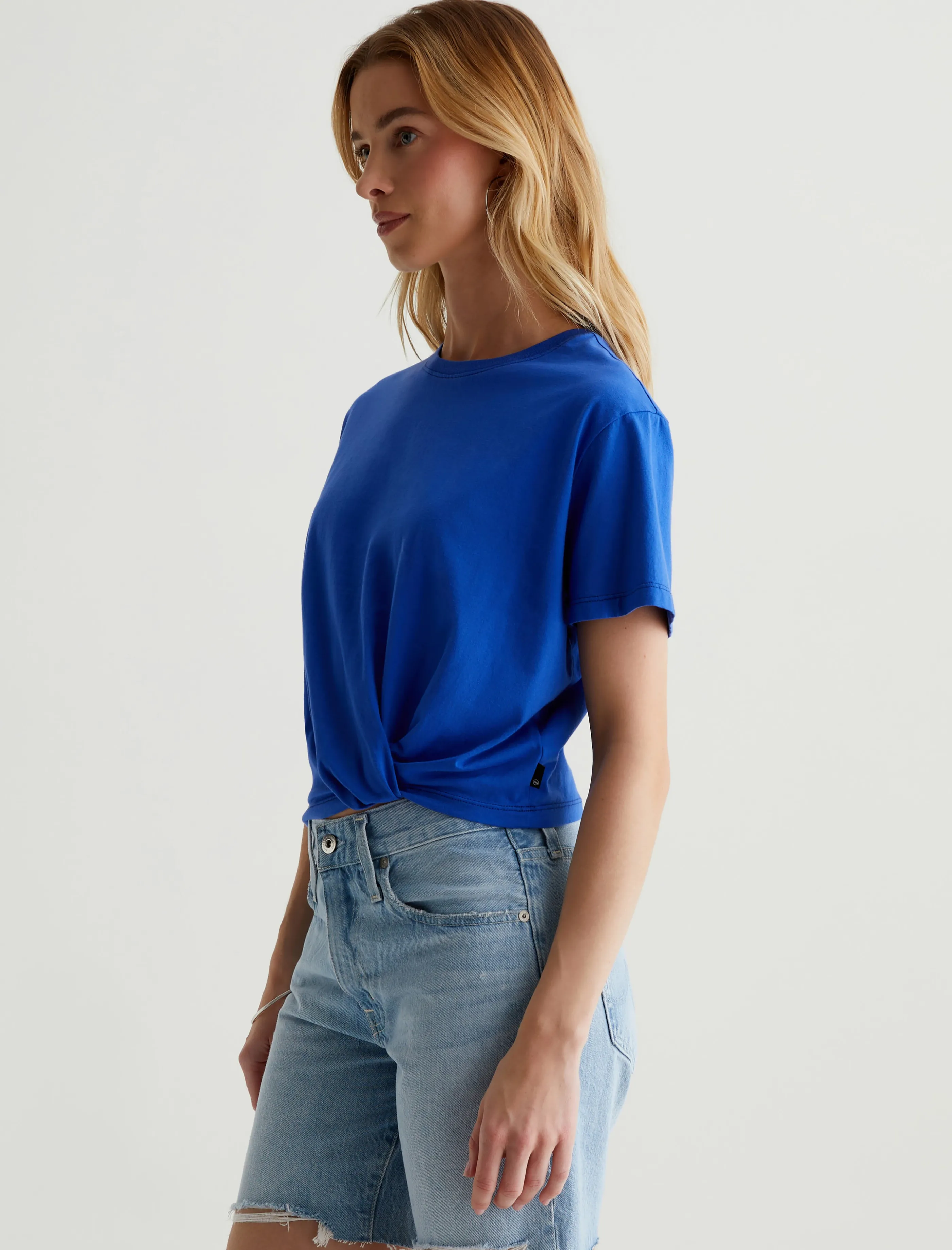 AG Jeans Ciara Tee Electric Blue Best