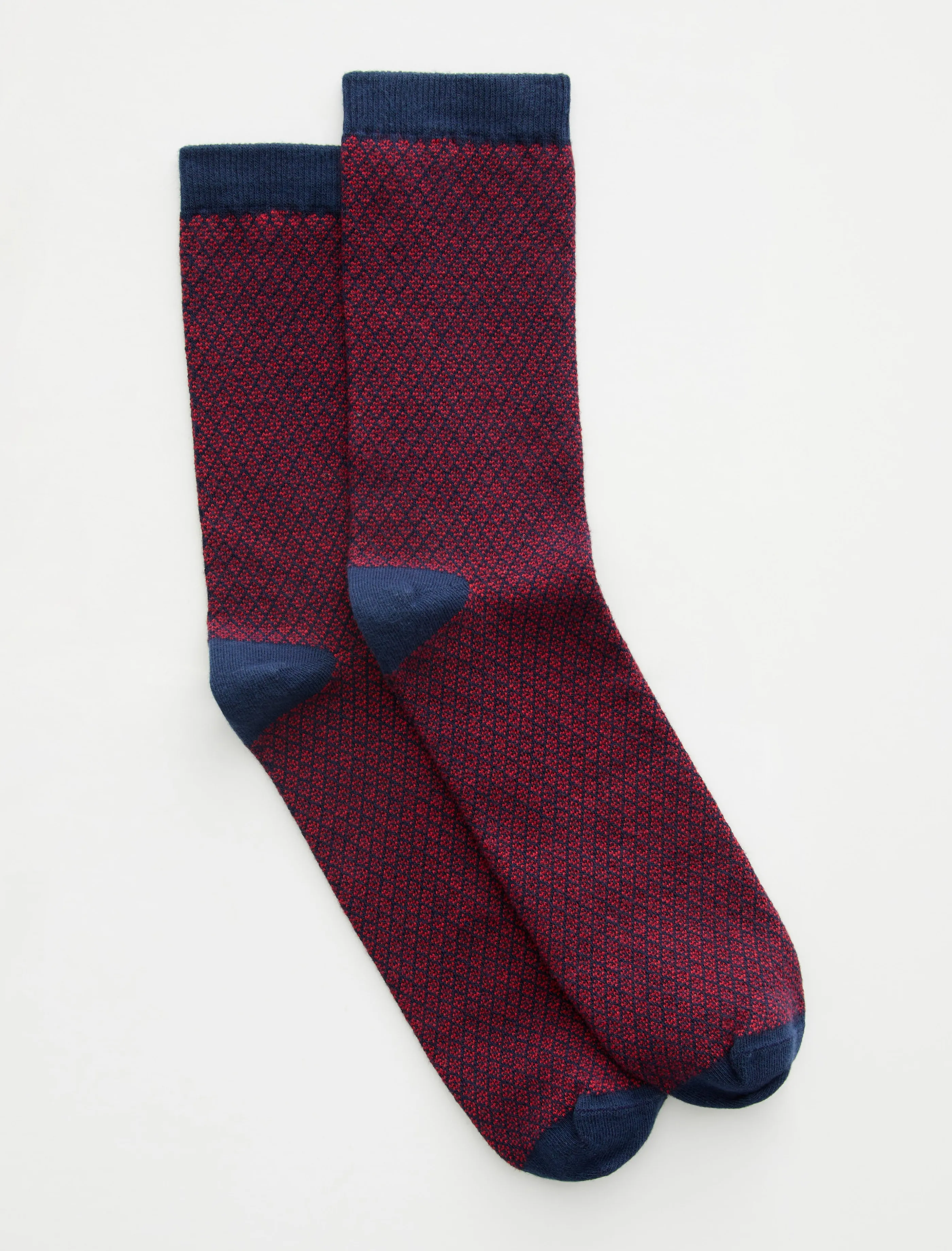 AG Jeans Crew Sock diamond true red multi Online