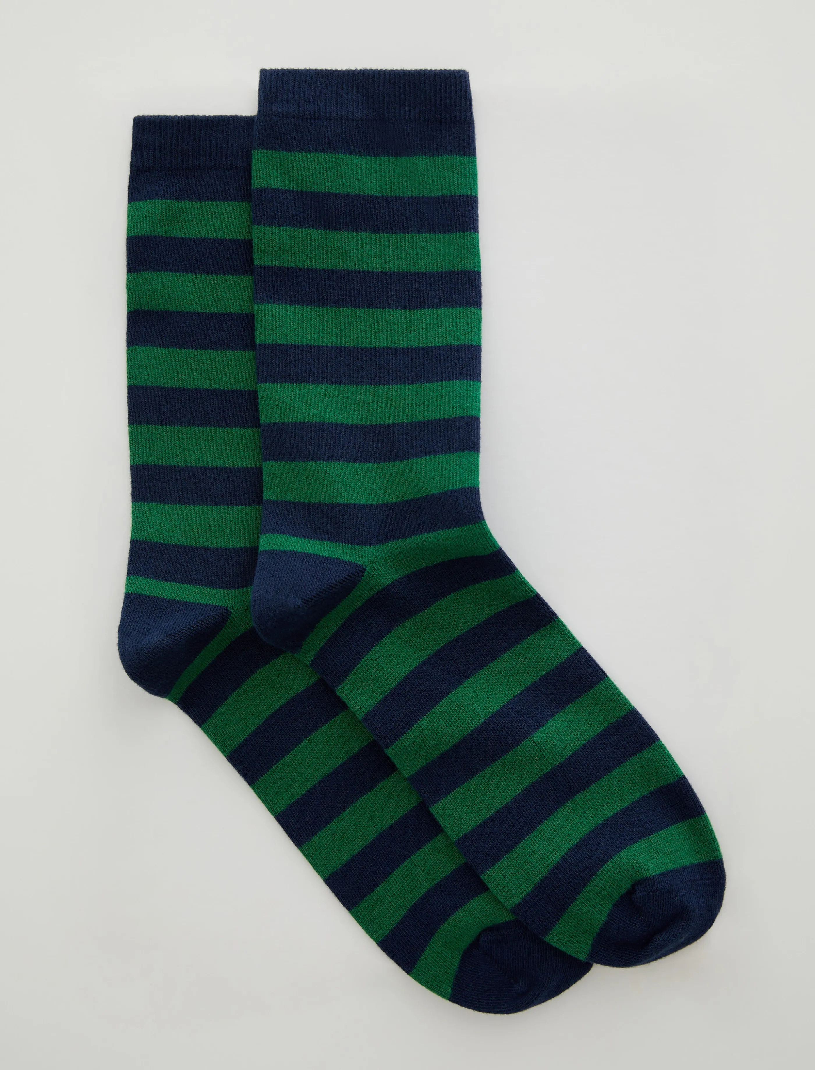 AG Jeans Crew Sock 9 Stripe Gold Green Multi Fashion