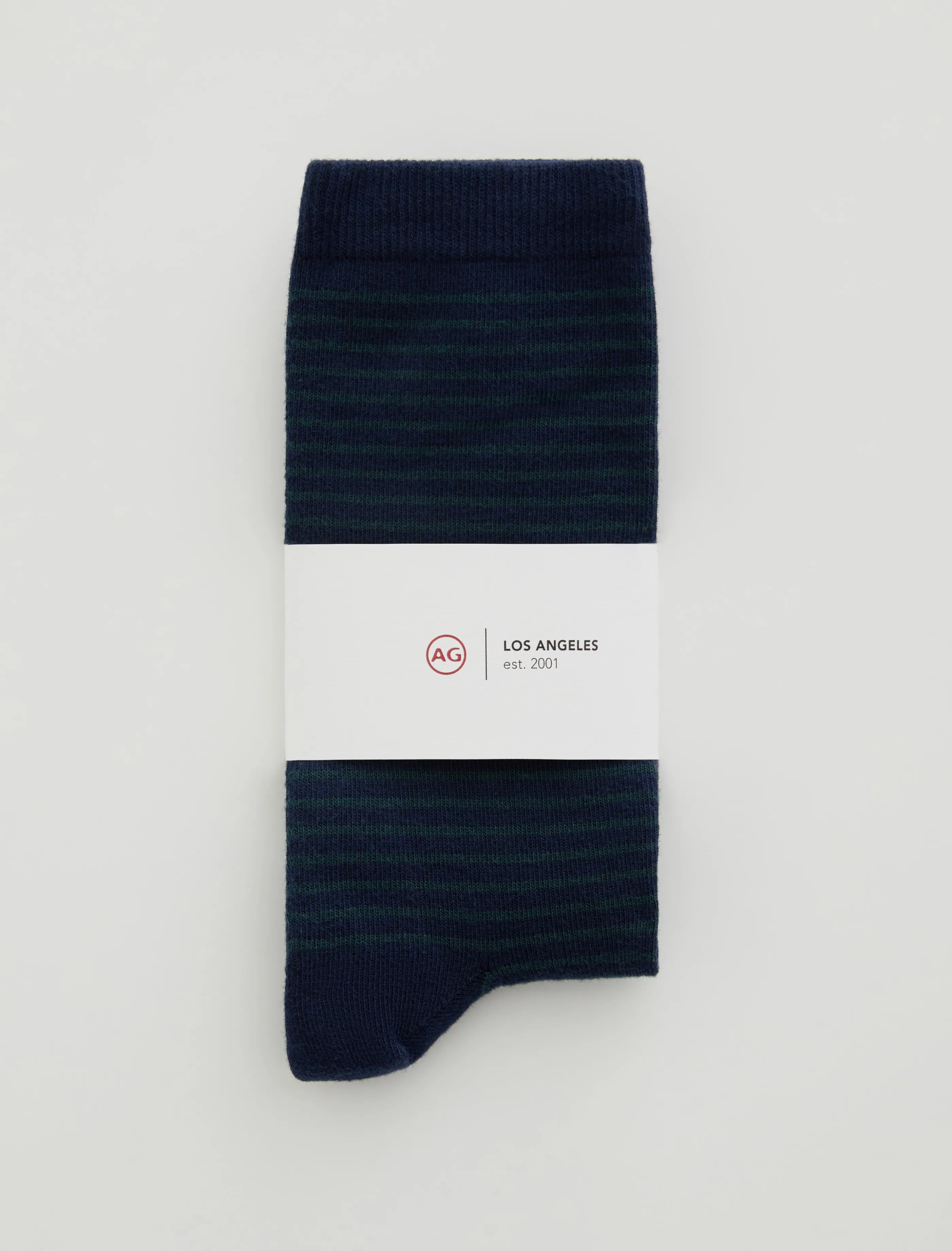 AG Jeans Crew Sock 1 Stripe Aegean Sea Multi Discount