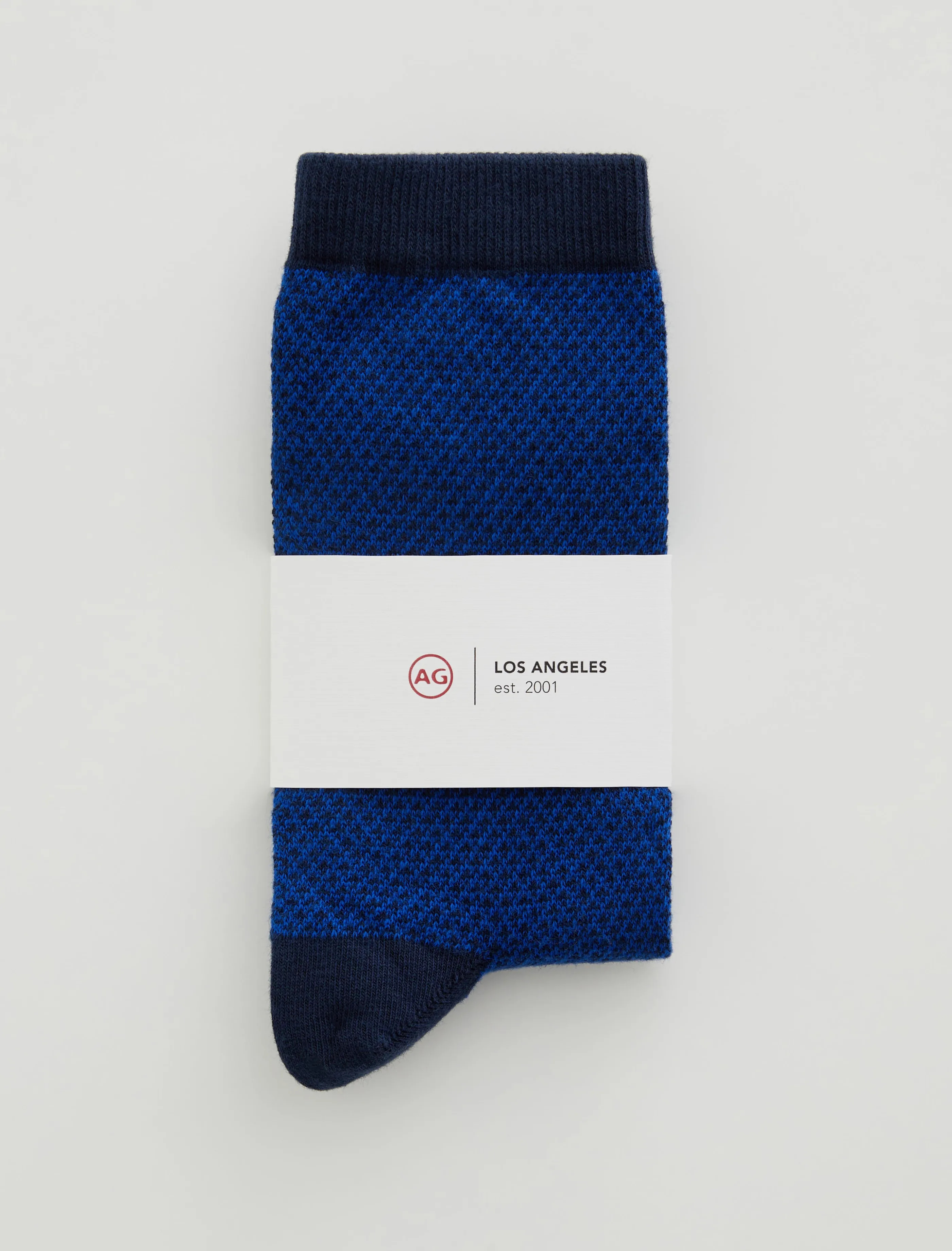 AG Jeans Crew Sock Check Navy Multi Hot