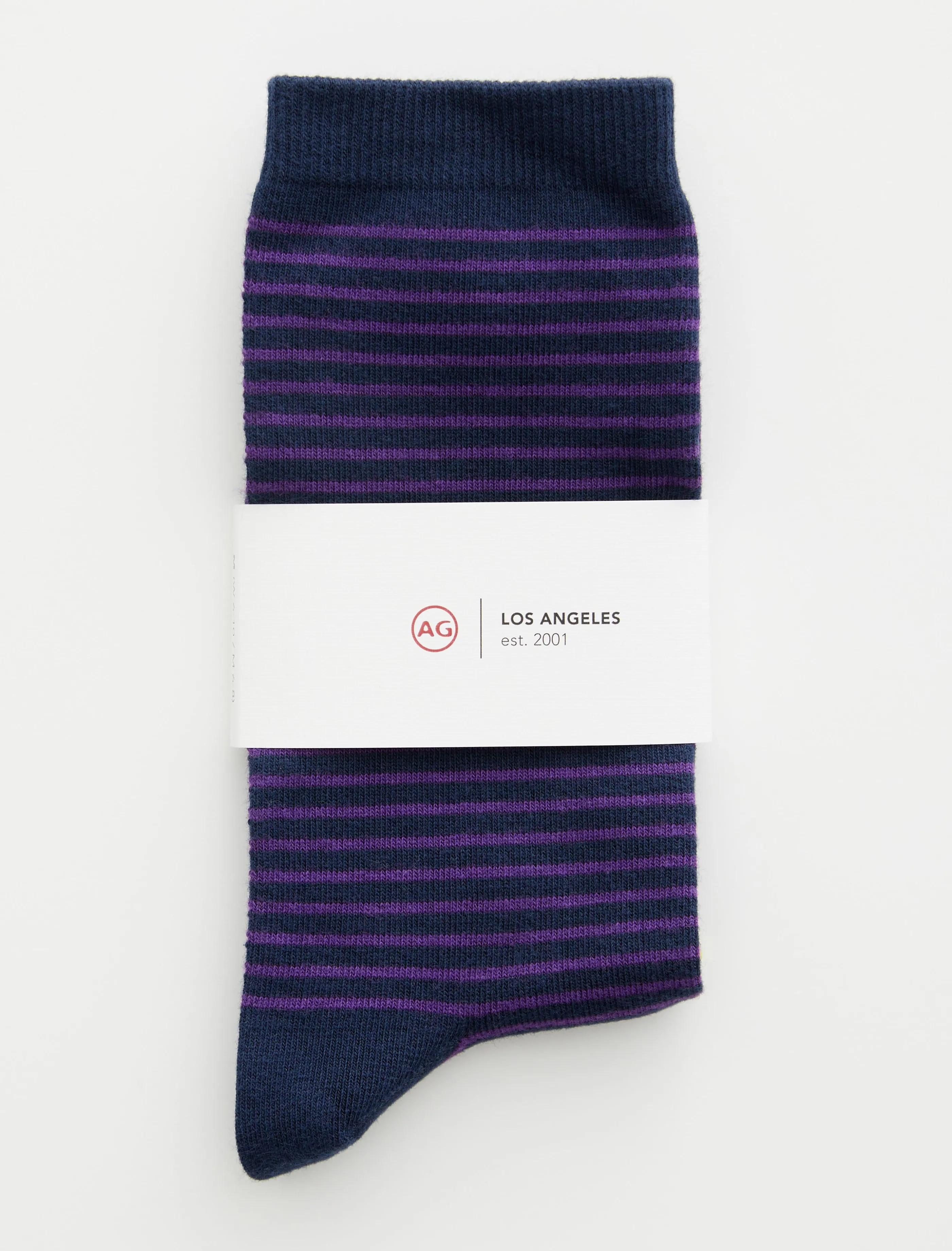 AG Jeans Crew Sock 1 stripe purple multi Store