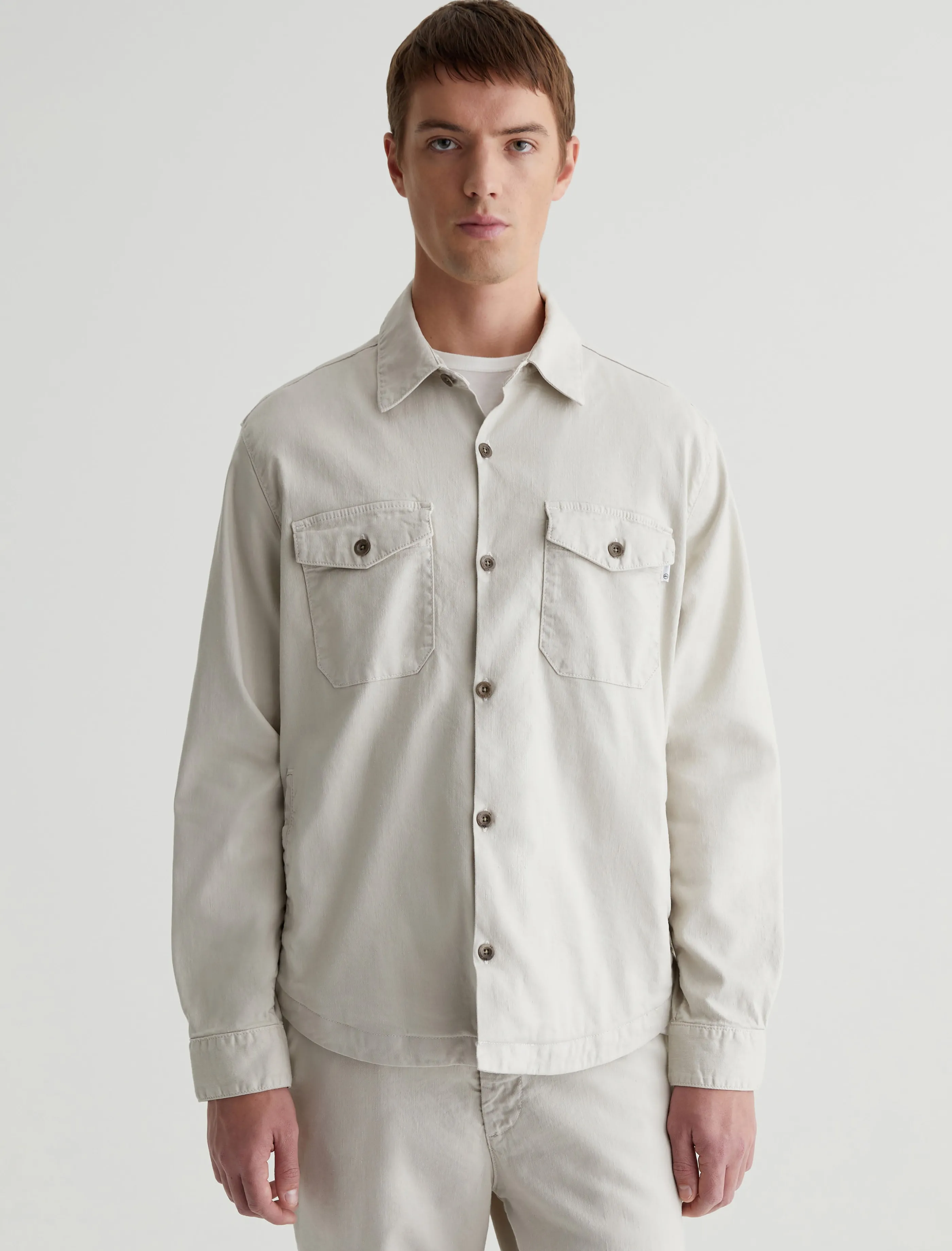 AG Jeans Elias Shirt Jacket Pebble Creek Cheap