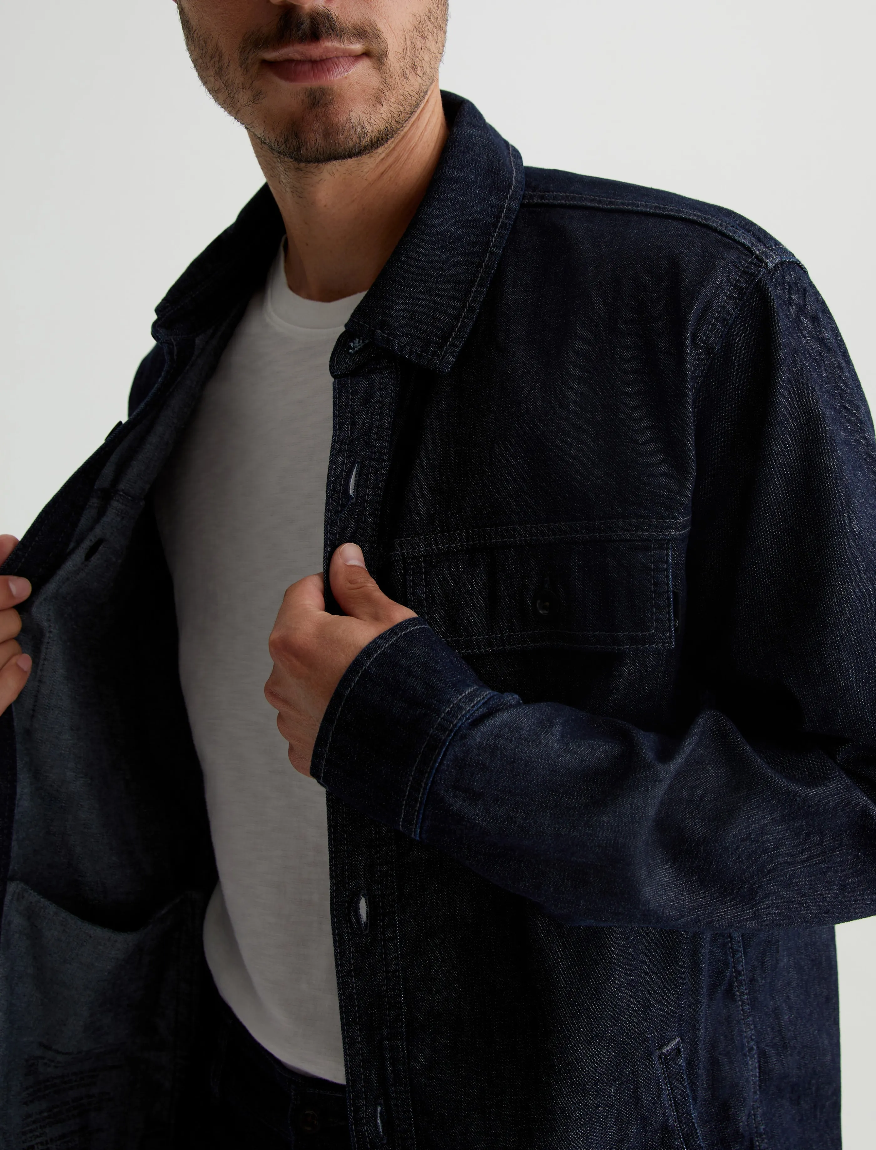 AG Jeans Elias Shirt Jacket Gleam Best