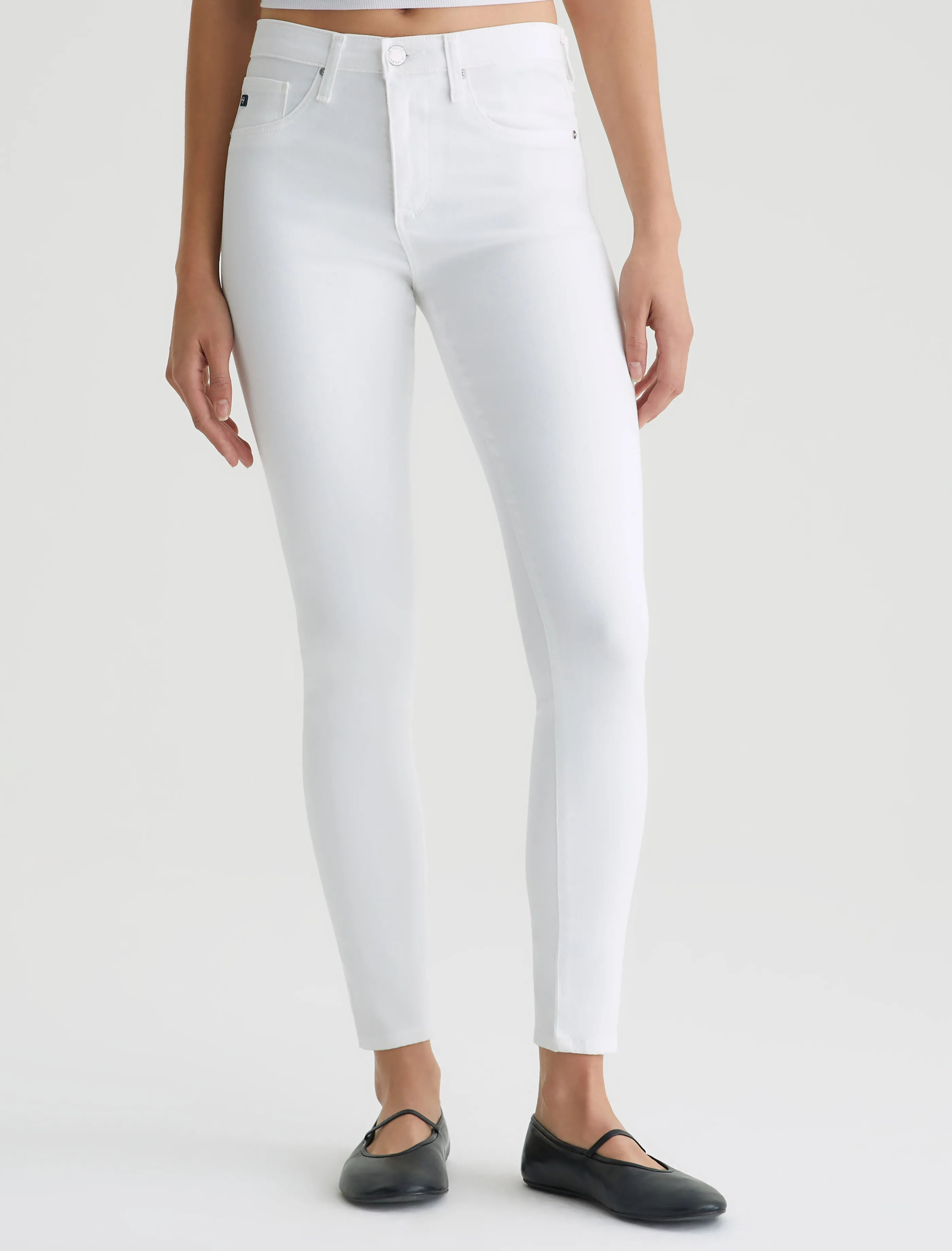 AG Jeans Farrah Ankle Seamless White Best Sale