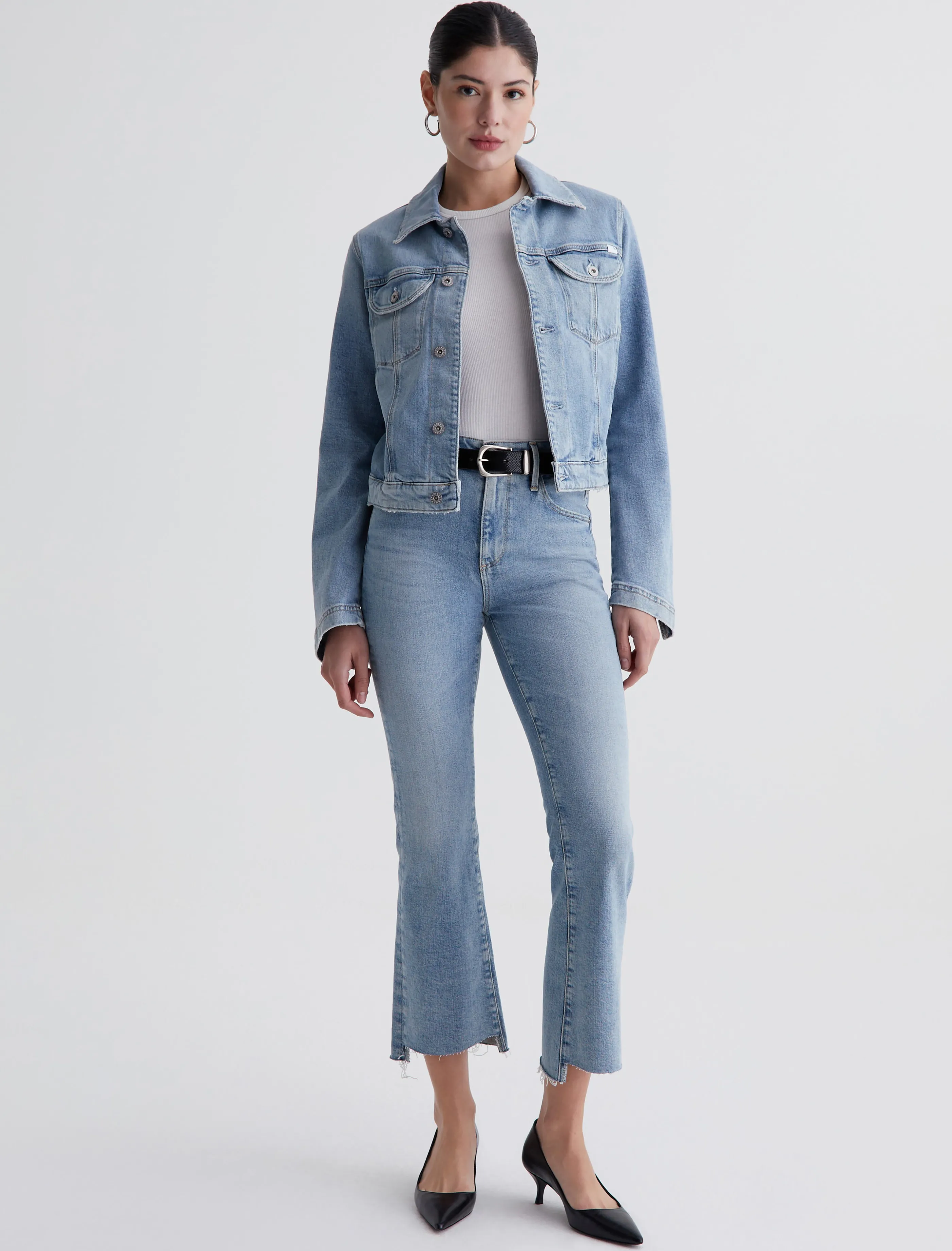 AG Jeans Farrah Boot Crop Eclipsed Cheap