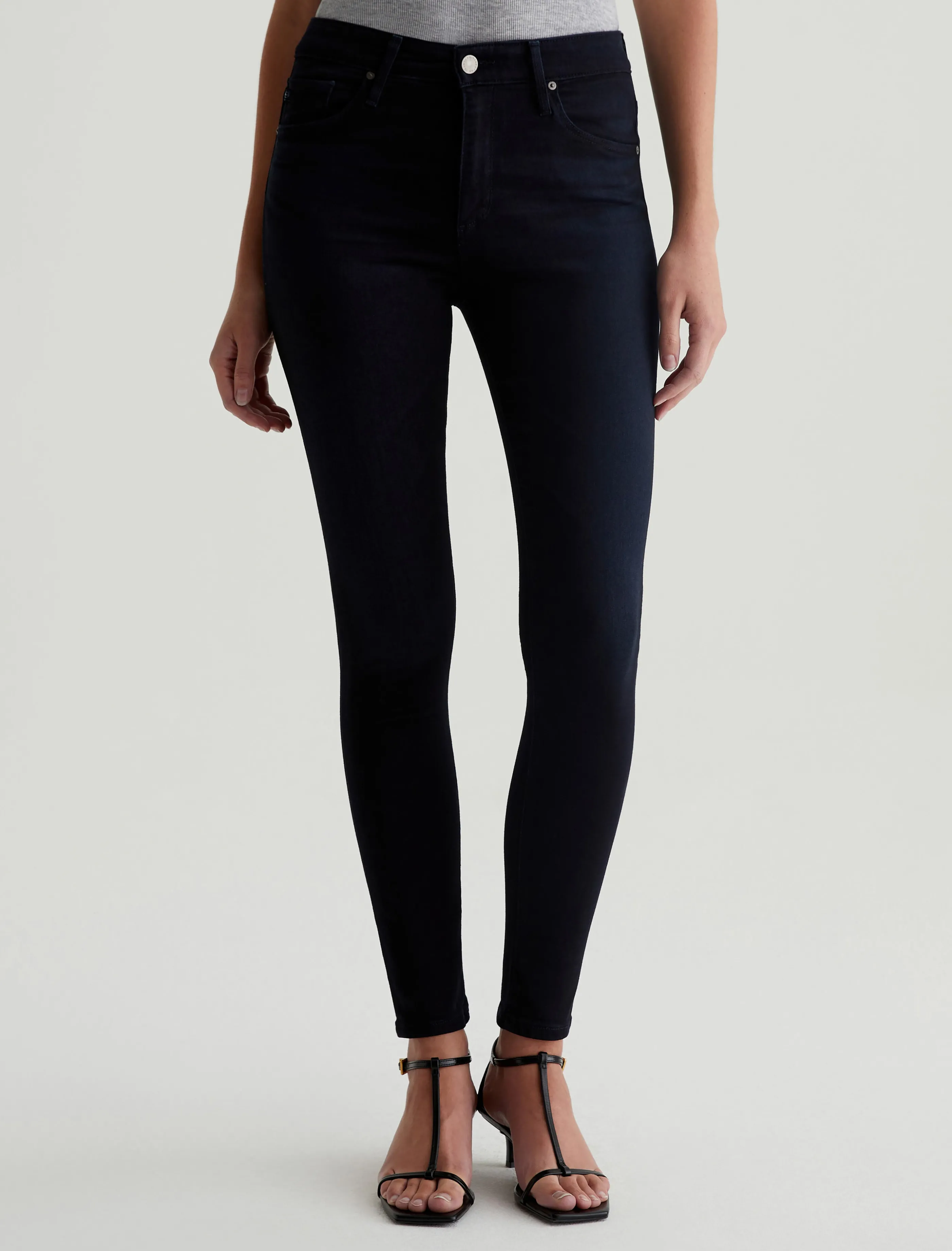 AG Jeans Farrah Skinny Ankle Blue Above Best