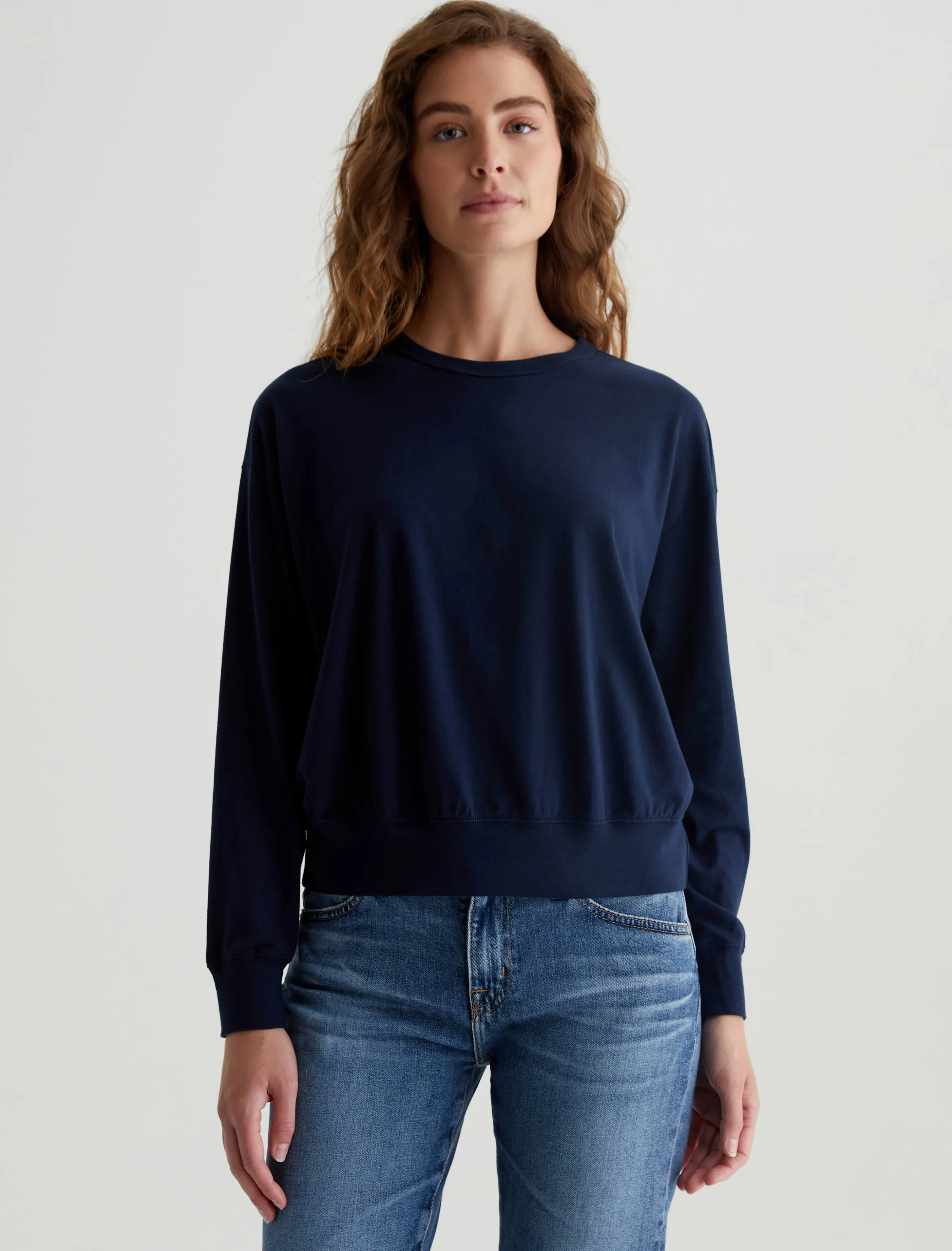 AG Jeans Karter Pullover Deep Navy Fashion