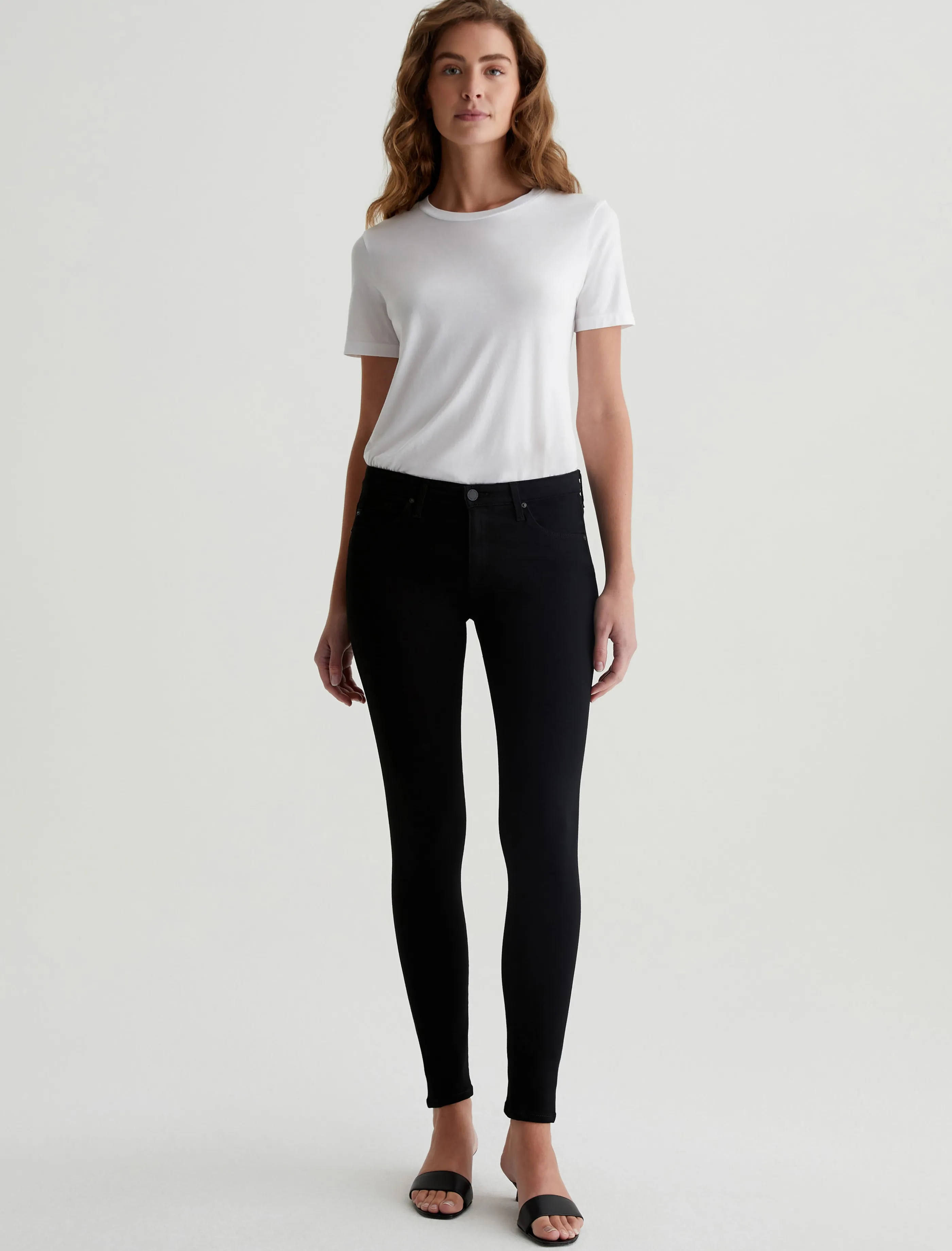 AG Jeans Legging Ankle Super Black Online