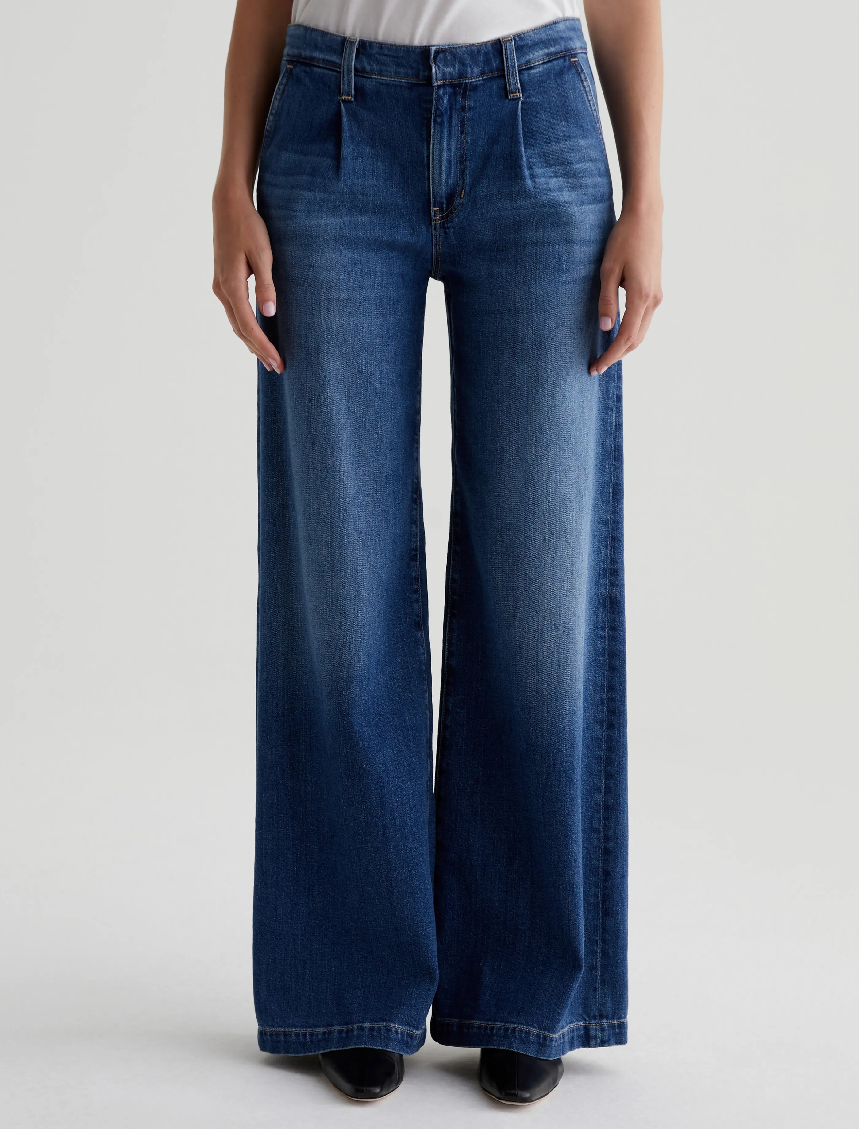 AG Jeans Pleated Stella Provence Cheap