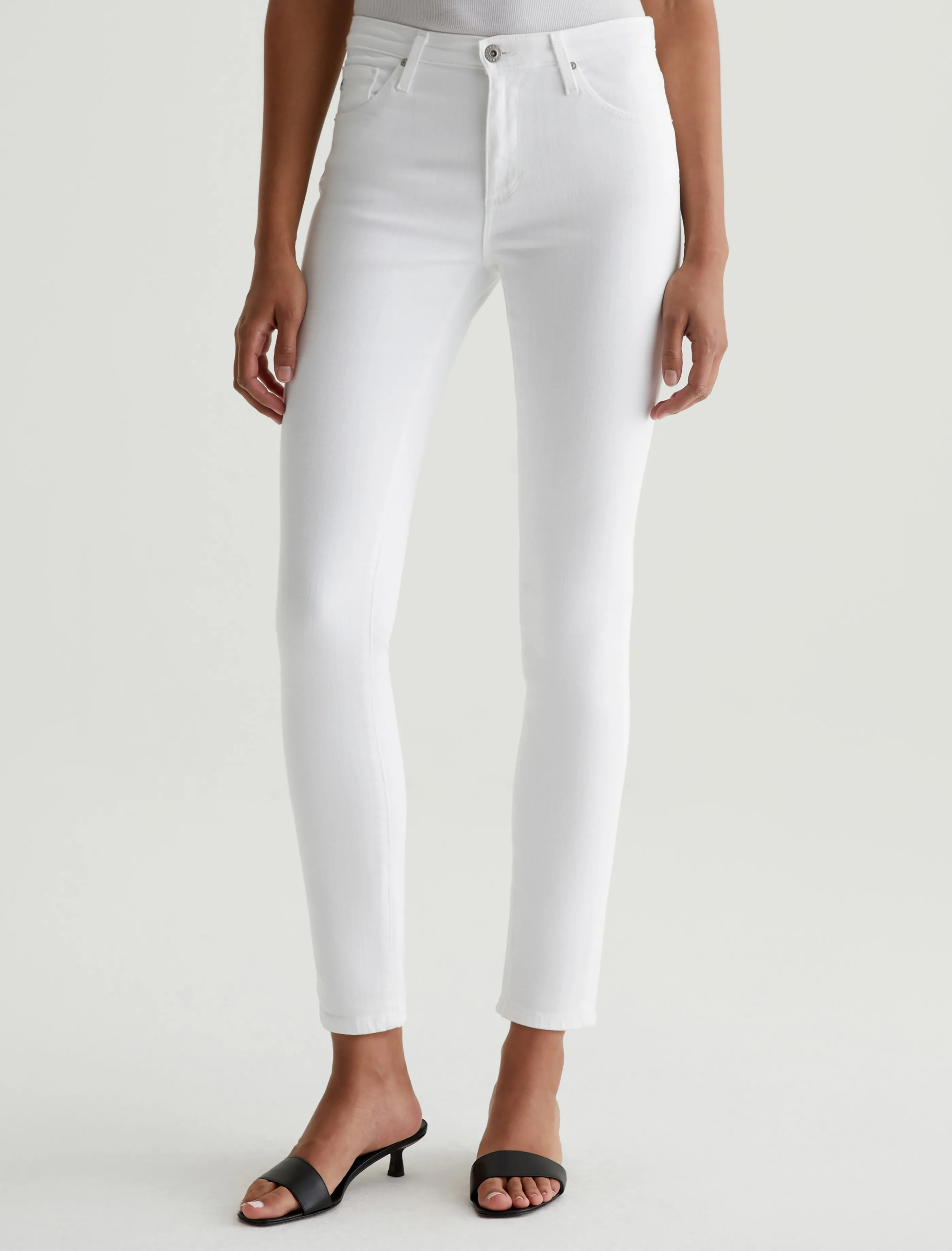 AG Jeans Prima White Flash Sale