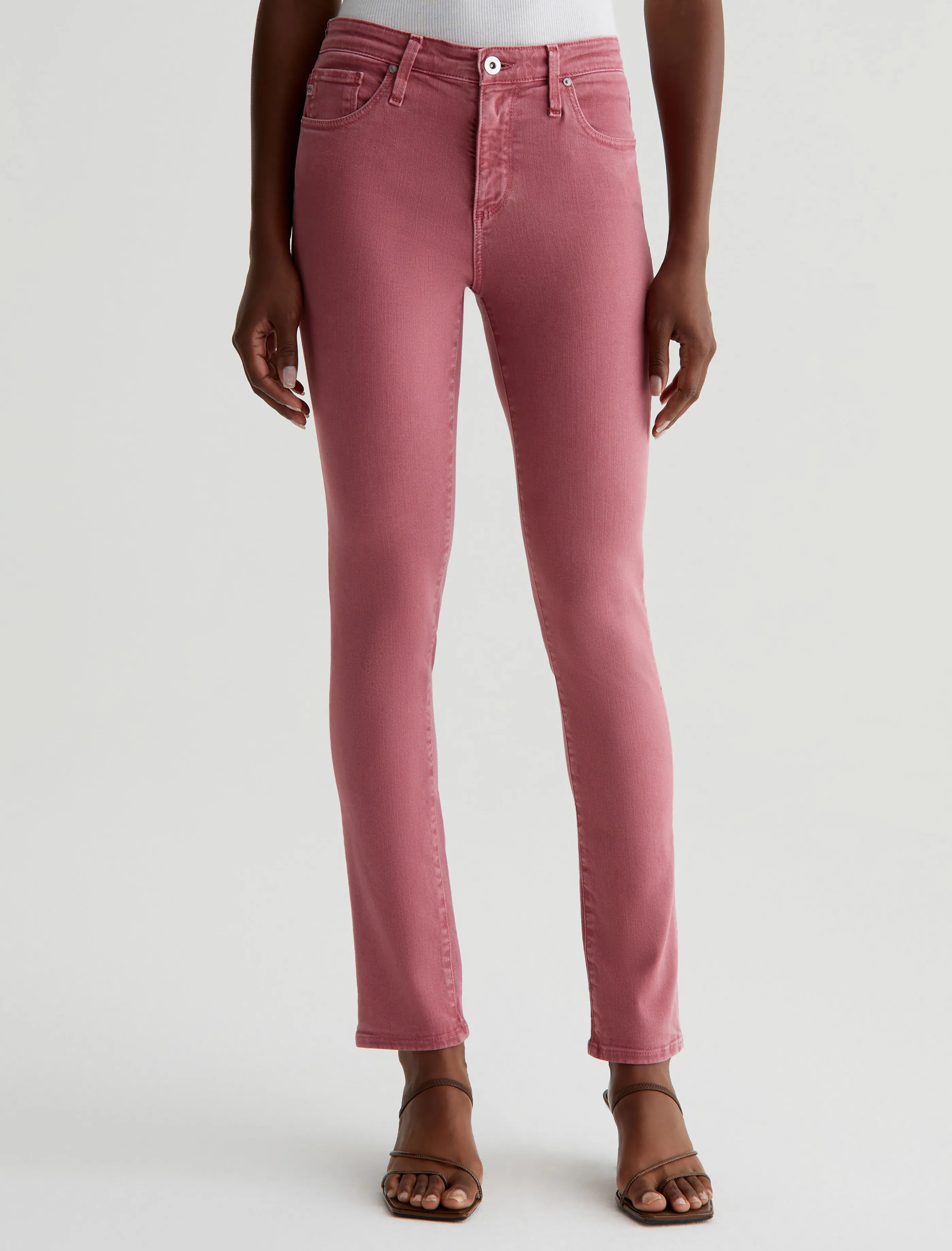 AG Jeans Prima Ankle Sulfur Palermo Rose Cheap