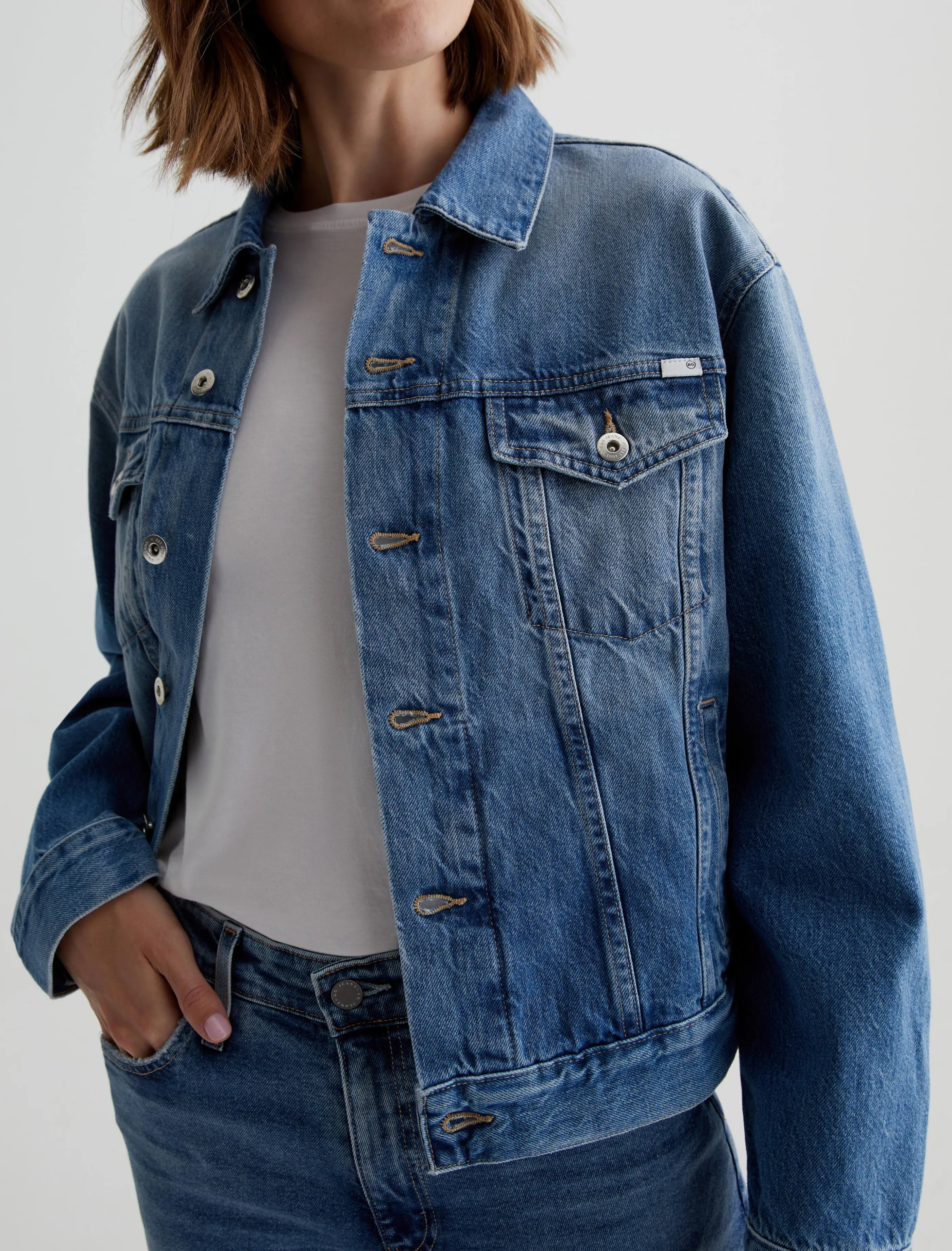 AG Jeans Ramie Jacket Stockholm Cheap