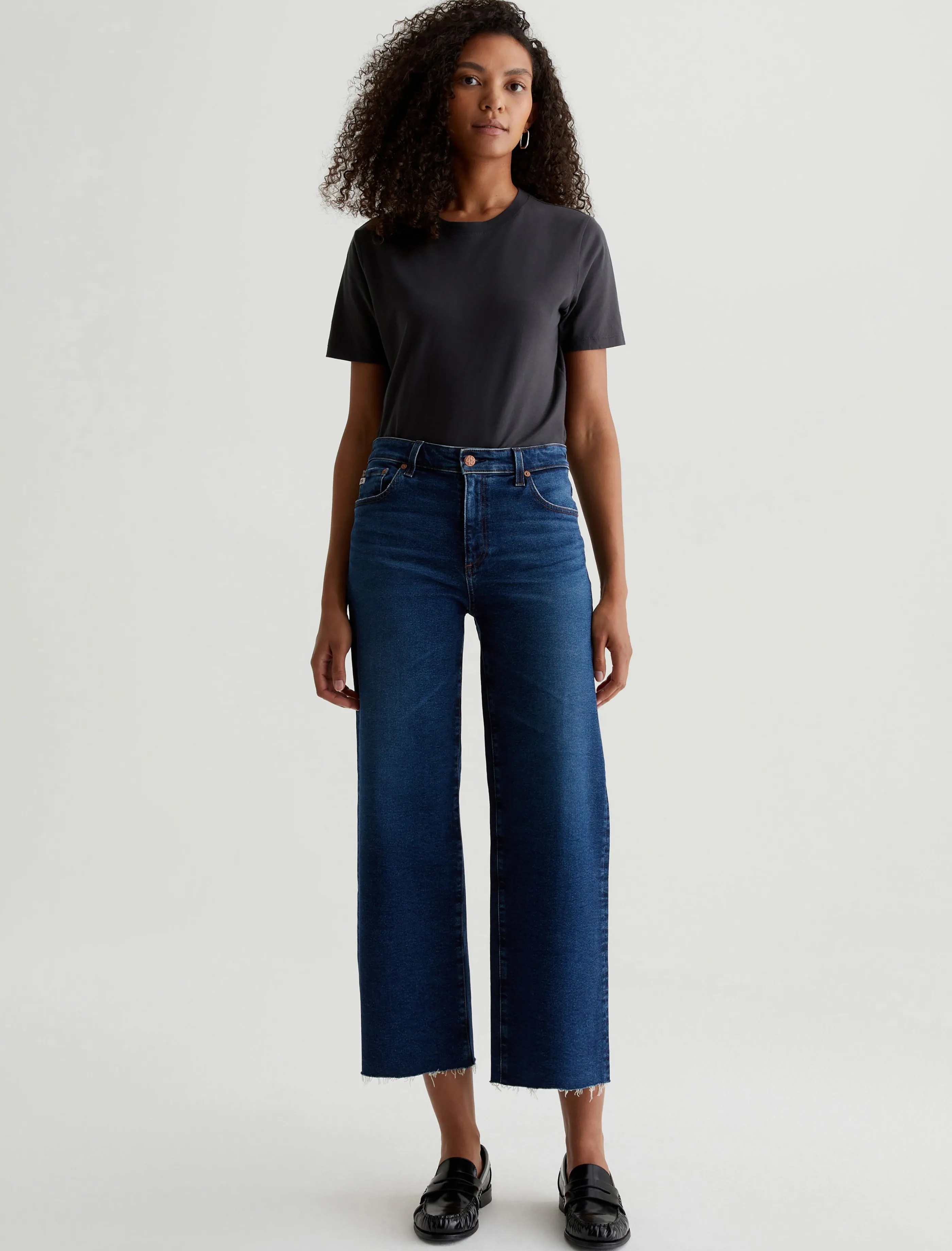 AG Jeans Saige Wide Leg Crop 7 Years Antwerp Discount