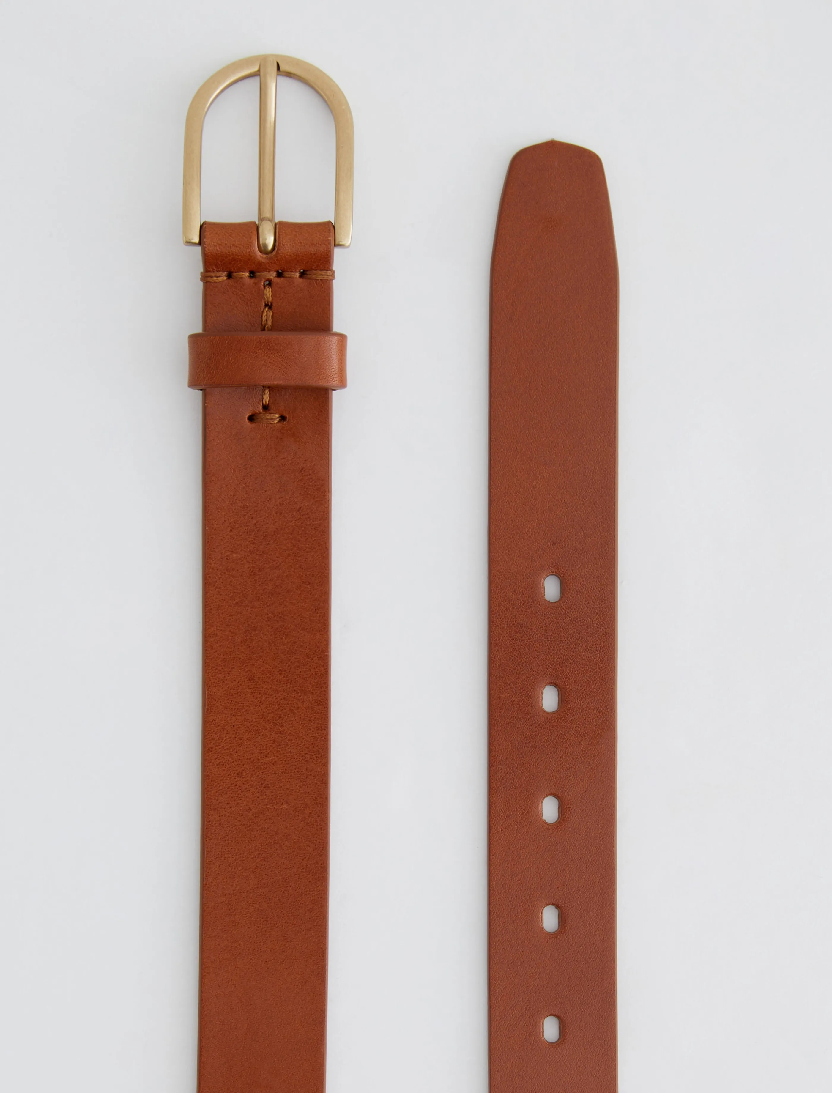 AG Jeans Siena Belt Camel/Brass Best